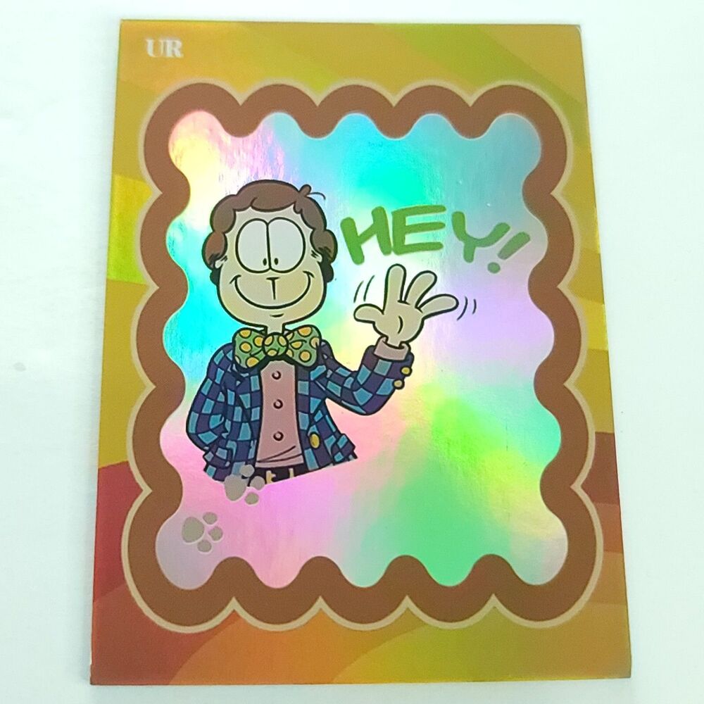 2023 Garfield Jon Arbuckle Hey Happy Life Trading Card Kayou Animation UR 018